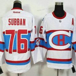 Montreal Canadiens #76 Pk Subban Reebok Valkoinen 2016 Talvi Klassinen Premier Paita – Miesten