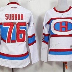 Montreal Canadiens #76 Pk Subban Reebok Valkoinen 2016 Talvi Klassinen Premier Paita – Naisten