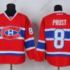 Montreal Canadiens #8 Brandon Prust Punainen Ch Paita – Miesten