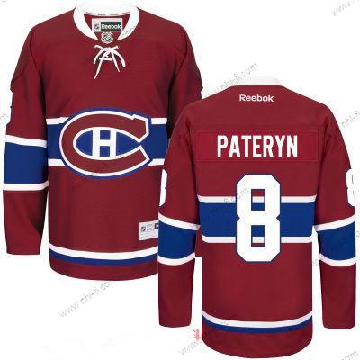 Montreal Canadiens #8 Greg Pateryn Reebok Punainen Kotiottelu Jääkiekko Ommeltu NHL Paita – Miesten