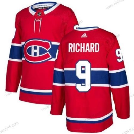 Montreal Canadiens #9 Maurice Richard Punainen Kotiottelu Aito Ommeltu NHL Paita – Nuoret