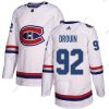 Montreal Canadiens #92 Jonathan Drouin Valkoinen Aito 1917-2017 100th Klassinen Ommeltu NHL Paita – Nuoret