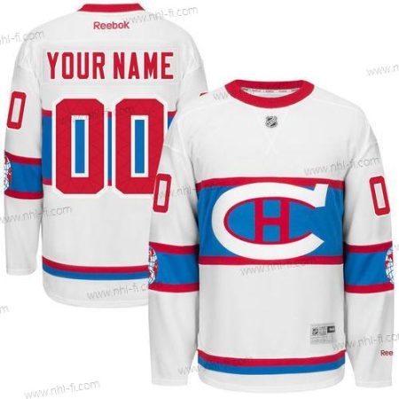 Montreal Canadiens Räätälöidyt Reebok Valkoinen 2016 Talvi Klassinen Paita – Miesten