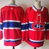 Montreal Canadiens Tyhjä Punainen 2017-2018 Jääkiekko Ommeltu NHL Paita – Miesten