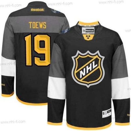 NHL #19 Jonathan Toews Musta Reebok 2016 All-Star Premier Paita – Miesten