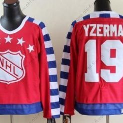 NHL 1992 All-Star #19 Steve Yzerman Punainen 75Th Retro CCM Paita – Miesten