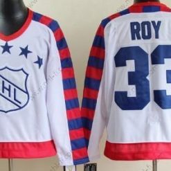 NHL 1992 All-Star #33 Patrick Roy Valkoinen 75Th Retro CCM Paita – Miesten