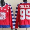 NHL 1992 All-Star #99 Wayne Gretzky Punainen 75Th Retro CCM Paita – Miesten