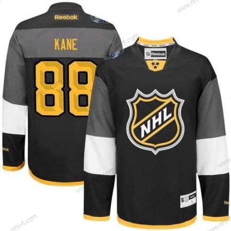 NHL #88 Patrick Kane Reebok Musta 2016 All-Star Premier Paita – Miesten