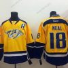 Nashville Predators #18 James Neal Keltainen Paita – Miesten