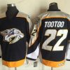 Nashville Predators #22 Jordin Tootoo Laivastonsininen Sininen 1998-99 Ommeltu NHL CCM Vintage Jääkiekko Paita – Miesten