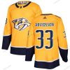 Nashville Predators #33 Viktor Arvidsson Keltainen Kotiottelu Aito Ommeltu NHL Paita – Nuoret