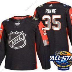 Nashville Predators #35 Pekka Rinne Musta 2018 NHL All-Star Ommeltu Jääkiekko Paita – Miesten