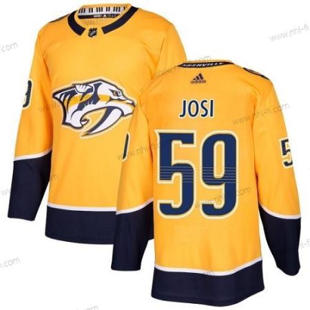 Nashville Predators #59 Roman Josi Keltainen Kotiottelu Aito Ommeltu NHL Paita – Nuoret