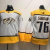 Nashville Predators #76 P.K Subban Valkoinen Road Aito Ommeltu NHL Paita – Nuoret