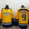 Nashville Predators #9 Filip Forsberg Keltainen Paita – Miesten