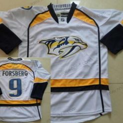 Nashville Predators #9 Filip Forsberg Valkoinen Paita – Miesten