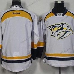 Nashville Predators Tyhjä Valkoinen Kolmas Jääkiekko Paita – Miesten