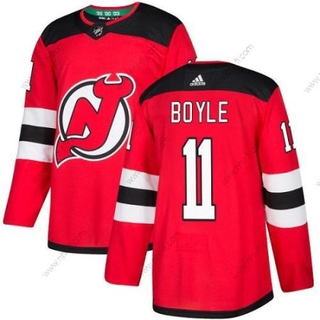 New Jersey Devils #11 Brian Boyle Punainen Kotiottelu Aito Ommeltu NHL Paita – Nuoret