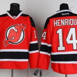 New Jersey Devils #14 Adam Henrique Punainen With Musta Paita – Miesten