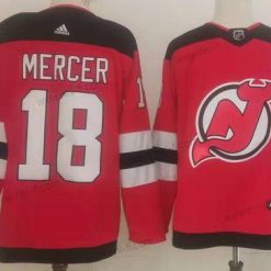 New Jersey Devils #18 Dawson Mercer Punainen Aito Paita – Miesten