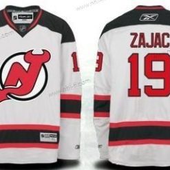 New Jersey Devils #19 Travis Zajac Valkoinen Paita – Miesten