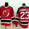 New Jersey Devils #23 Michael Cammalleri Punainen With Musta Paita – Miesten