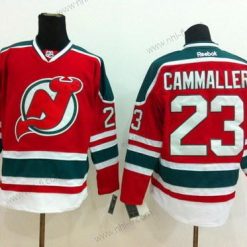 New Jersey Devils #23 Michael Cammalleri Punainen With Vihreä Paita – Miesten