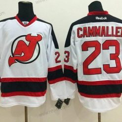 New Jersey Devils #23 Michael Cammalleri Valkoinen Paita – Miesten