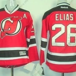 New Jersey Devils #26 Patrik Elias Punainen With Musta Paita – Lasten