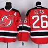 New Jersey Devils #26 Patrik Elias Punainen With Musta Paita – Miesten