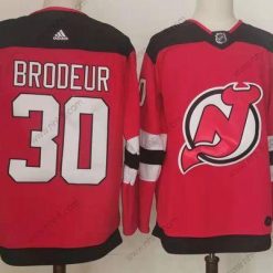 New Jersey Devils #30 Martin Brodeur Punainen Aito Paita – Miesten