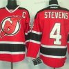 New Jersey Devils #4 Scott Stevens Punainen With Musta Paita – Miesten