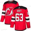 New Jersey Devils #63 Jesper Bratt Punainen Kotiottelu Aito Ommeltu NHL Paita – Nuoret