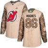 New Jersey Devils #86 Jack Hughes Maastokuvio Aito 2017 Veterans Day Ommeltu Jääkiekko Paita – Miesten