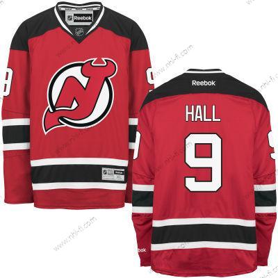 New Jersey Devils #9 Taylor Hall Punainen Kotiottelu Ommeltu NHL Reebok Jääkiekko Paita – Miesten