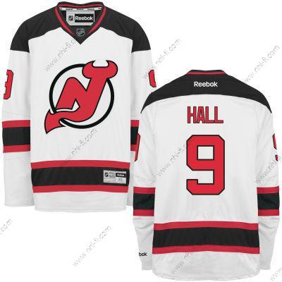 New Jersey Devils #9 Taylor Hall Valkoinen Kolmas Ommeltu NHL Reebok Jääkiekko Paita – Miesten