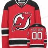 New Jersey Devils Räätälöidyt Punainen With Musta Paita – Miesten