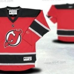 New Jersey Devils Räätälöidyt Punainen With Musta Paita