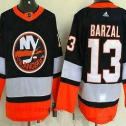 New York Islanders #13 Mathew Barzal Laivastonsininen 2021 Käänteinen Retro Aito Paita – Miesten