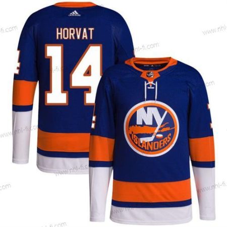 New York Islanders #14 Bo Horvat Royal Sininen Oranssi Ommeltu Paita – Miesten