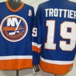 New York Islanders #19 Bryan Trottier Sininen Retro CCM Paita – Miesten