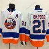 New York Islanders #21 Kyle Okposo Valkoinen Paita – Miesten