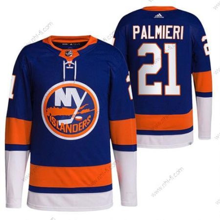 New York Islanders #21 Kyle Palmieri Royal Sininen Oranssi Ommeltu Paita – Miesten