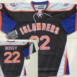 New York Islanders #22 Mike Bossy Musta Vieras Paita – Miesten