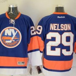 New York Islanders #29 Brock Nelson Sininen Paita – Miesten