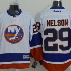 New York Islanders #29 Brock Nelson Valkoinen Paita – Miesten