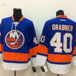 New York Islanders #40 Michael Grabner Sininen Paita – Miesten