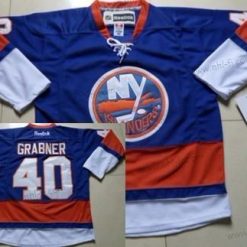 New York Islanders #40 Michael Grabner Sininen Paita Versio 2 – Miesten