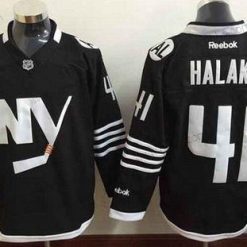 New York Islanders #41 Jaroslav Halak 2015 Reebok Musta Premier Vaihtopaita Paita – Miesten